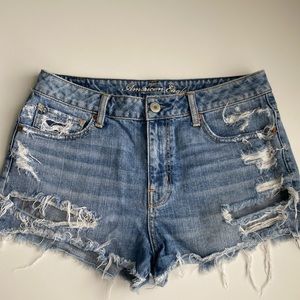 American Eagle Distressed Denim Shorts